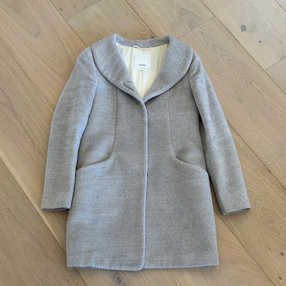 Wilfred Cocoon Coat - Alpaca and Wool Blend